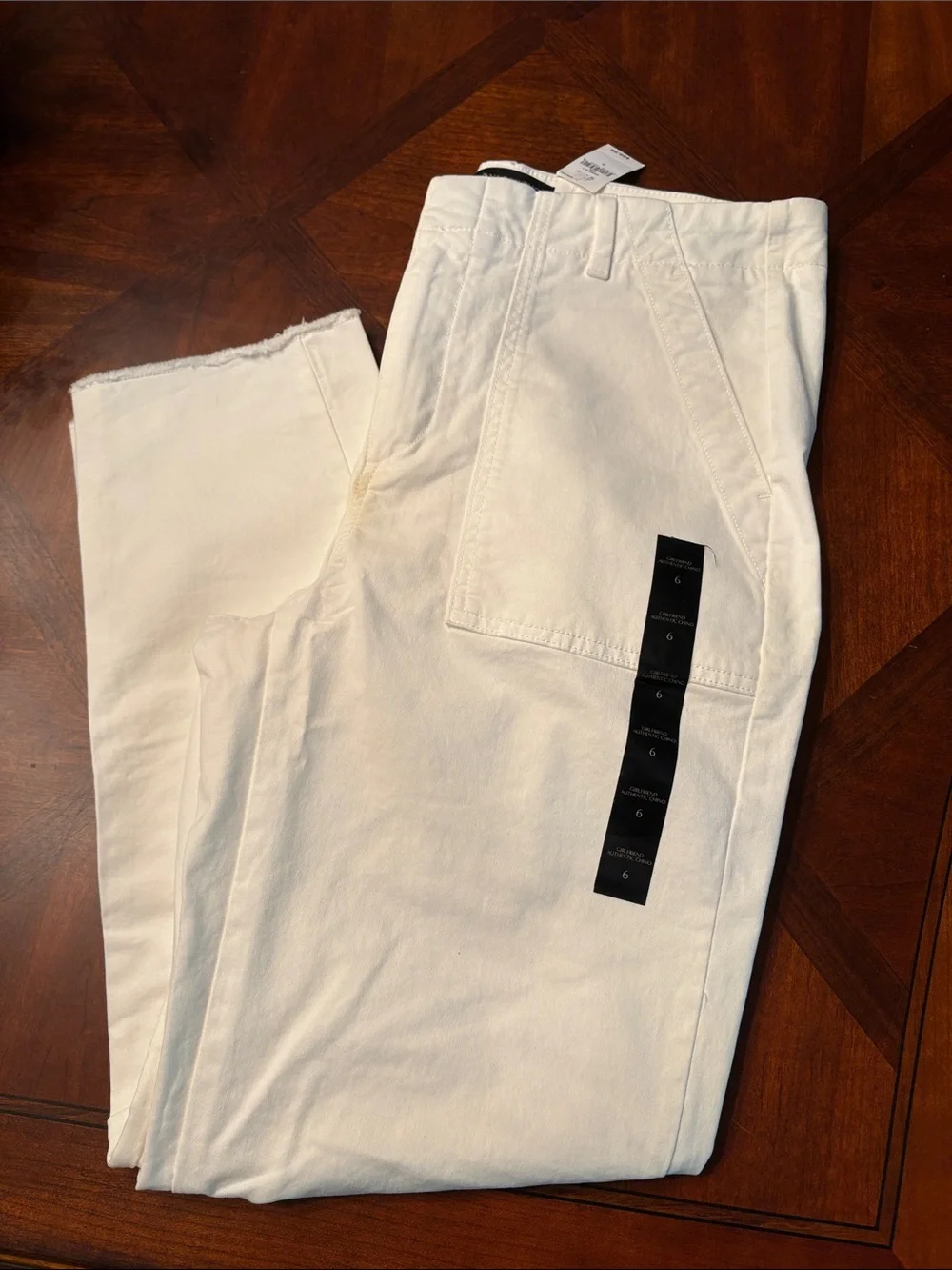 Banana Republic Men's Off-White Cargo Pants